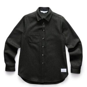 Anian Women's Modern Melton Charcoal Wool Jacket - see pics! BNWOT